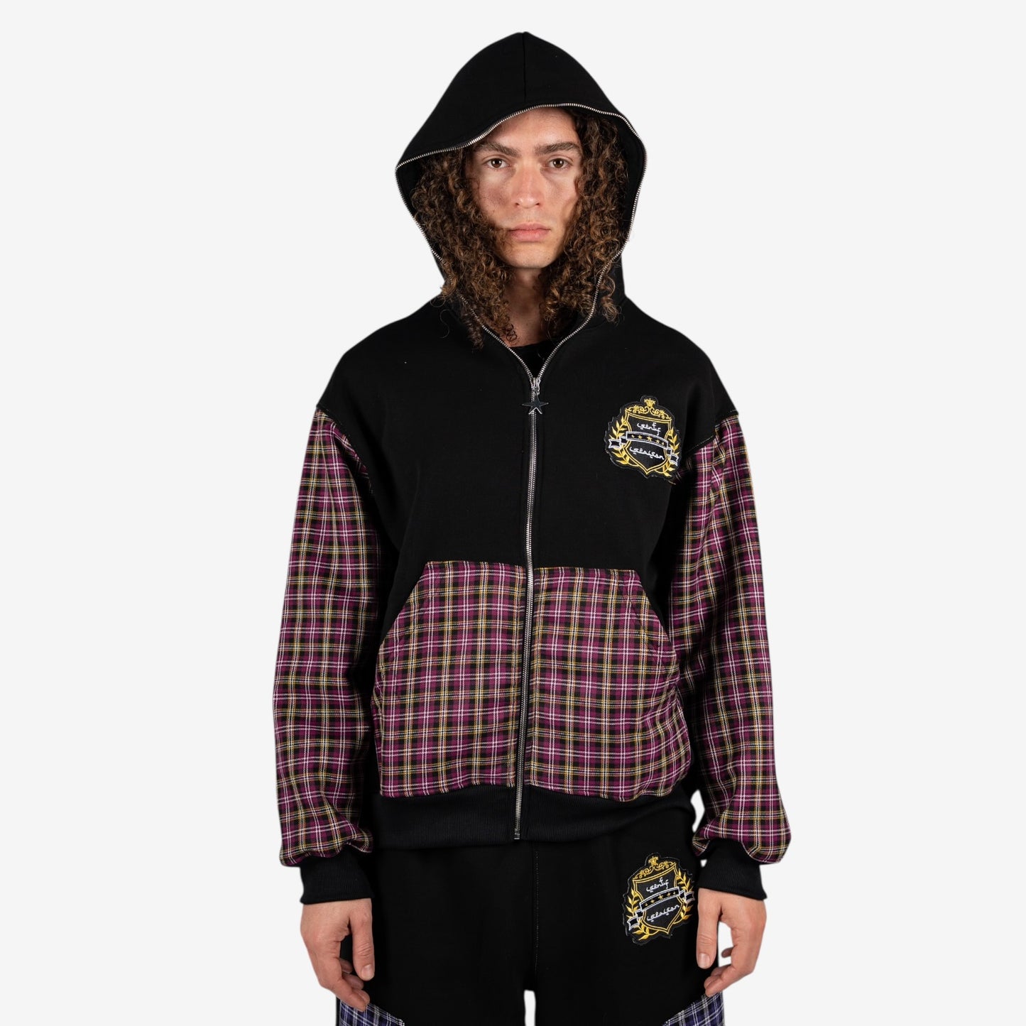 “SENTY SEASON” Flannel Black Full Zip