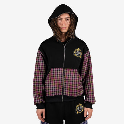 “SENTY SEASON” Flannel Black Full Zip