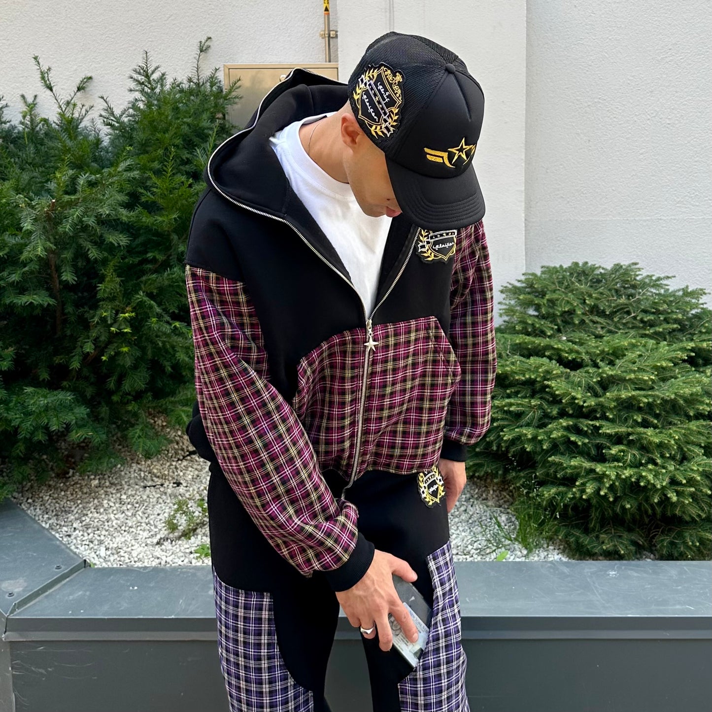“SENTY SEASON” Flannel Black Double Knee